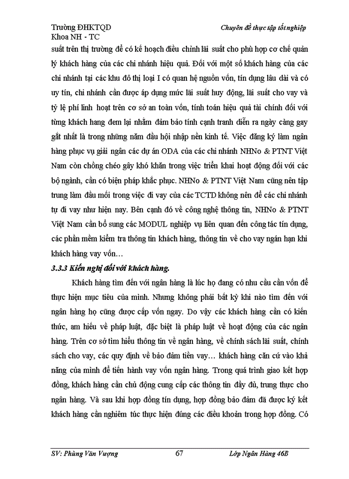 image for page Nâng cao chất lượng cho vay ngắn hạn  tại NHNo&PTNT Chi nhánh Láng Hạ