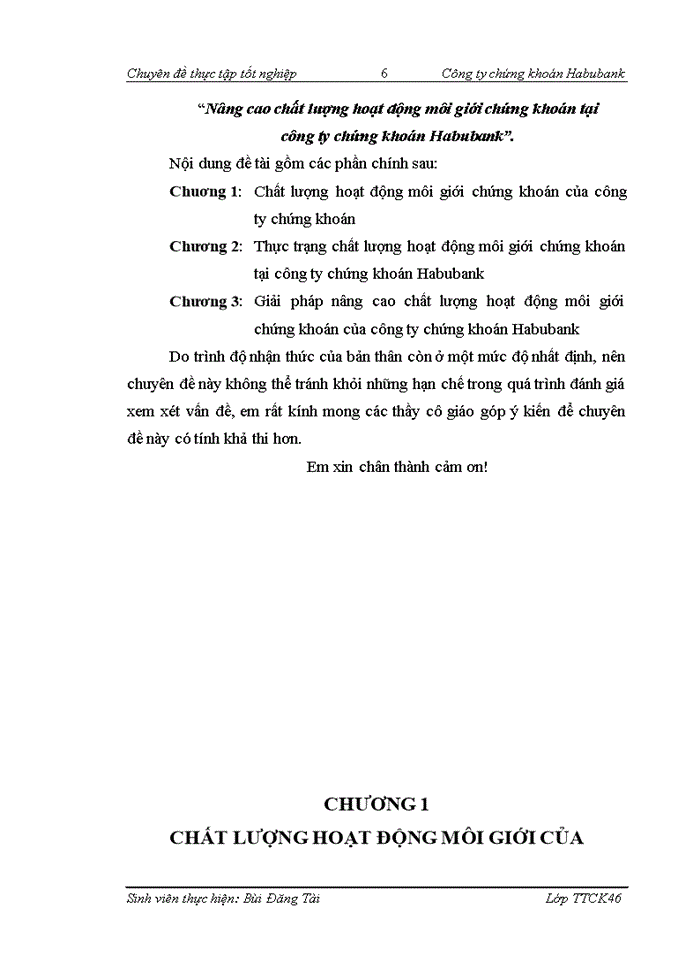 image for page Nâng cao chất lượng hoạt động môi giới chứng khoán tại công ty chứng khoán Habubank