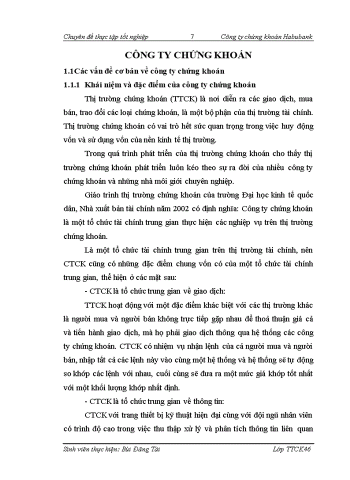 image for page Nâng cao chất lượng hoạt động môi giới chứng khoán tại công ty chứng khoán Habubank