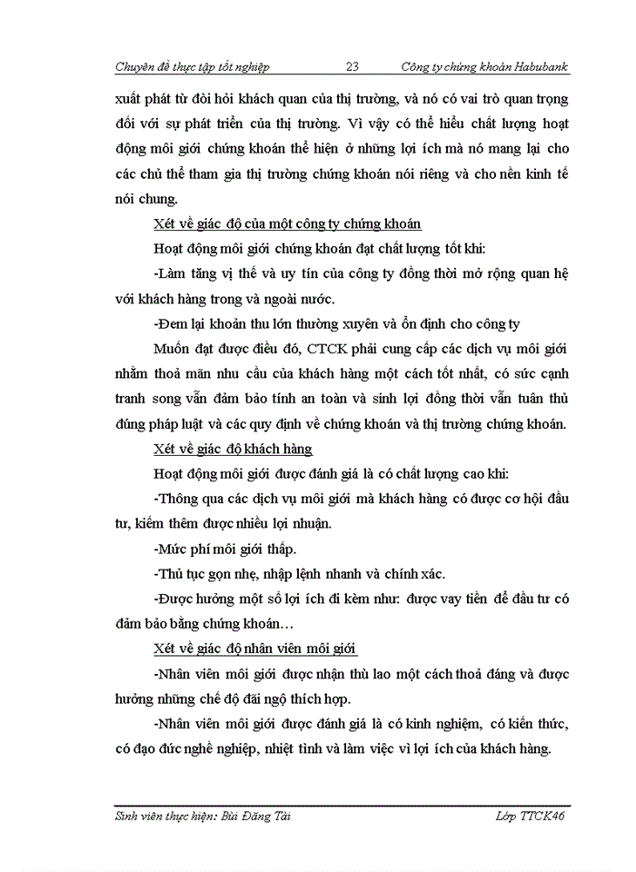 image for page Nâng cao chất lượng hoạt động môi giới chứng khoán tại công ty chứng khoán Habubank