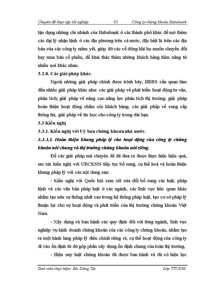 image for page Nâng cao chất lượng hoạt động môi giới chứng khoán tại công ty chứng khoán Habubank