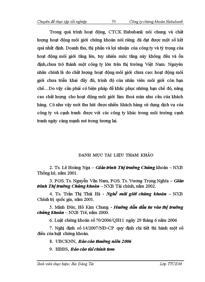 image for page Nâng cao chất lượng hoạt động môi giới chứng khoán tại công ty chứng khoán Habubank