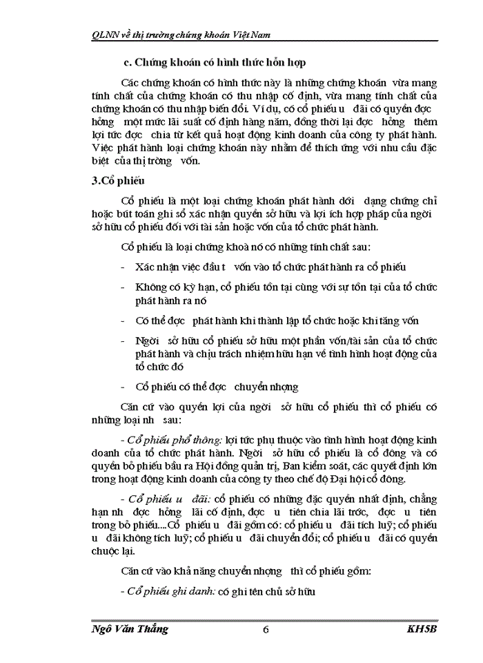 image for page QLNN Về thị trường chứng khoán