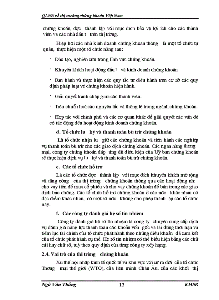 image for page QLNN Về thị trường chứng khoán