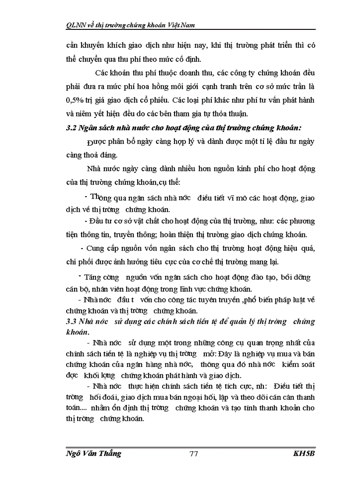 image for page QLNN Về thị trường chứng khoán