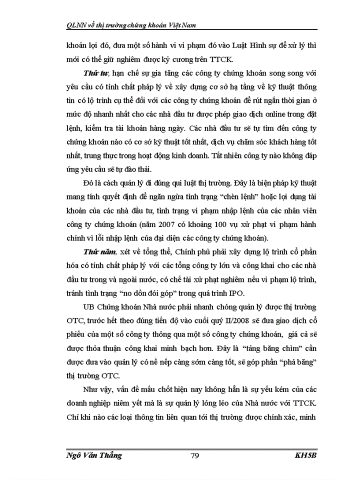 image for page QLNN Về thị trường chứng khoán