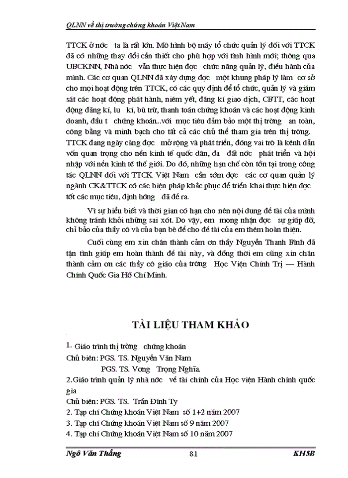 image for page QLNN Về thị trường chứng khoán