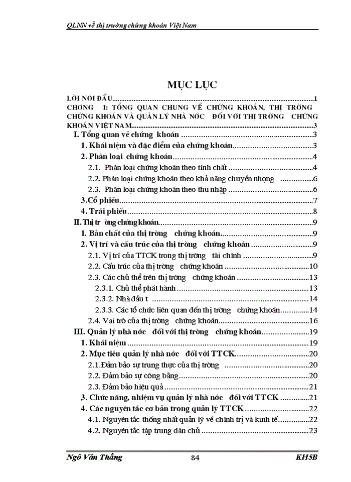 image for page QLNN Về thị trường chứng khoán