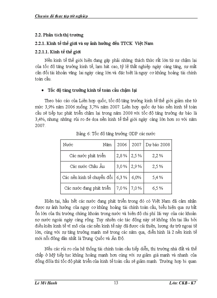 image for page Phân tích những ảnh hưởng gây ra sự đi xuống của thị trường chứng khoán Việt Nam đầu năm 2008 dựa trên phân tích nền kinh tế