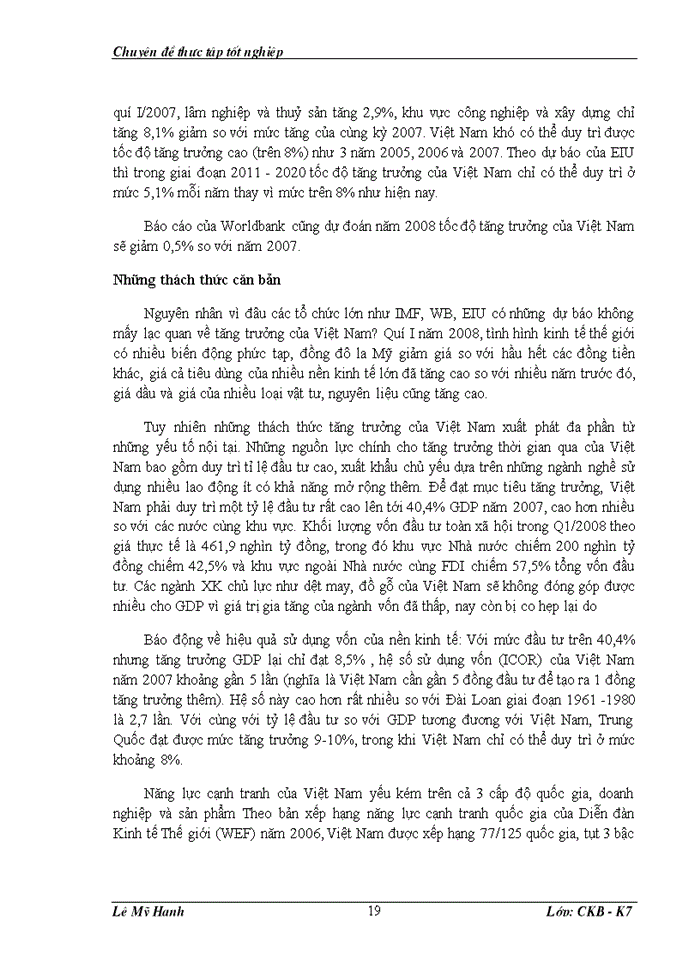 image for page Phân tích những ảnh hưởng gây ra sự đi xuống của thị trường chứng khoán Việt Nam đầu năm 2008 dựa trên phân tích nền kinh tế