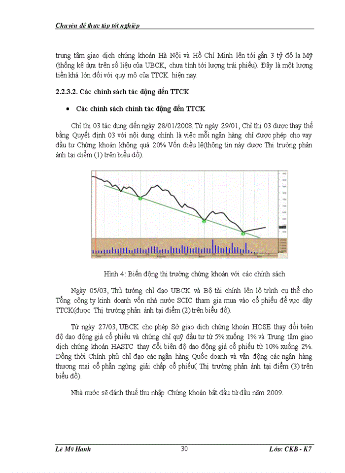 image for page Phân tích những ảnh hưởng gây ra sự đi xuống của thị trường chứng khoán Việt Nam đầu năm 2008 dựa trên phân tích nền kinh tế