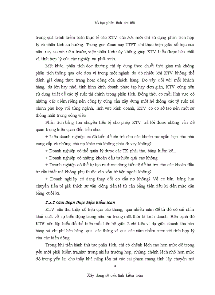 image for page Vận dụng thủ tục phân tích trong kiểm toán báo cáo tài chính do Công ty TNHH Kiểm toán Mỹ-chi nhánh Hà Nội thực hiện