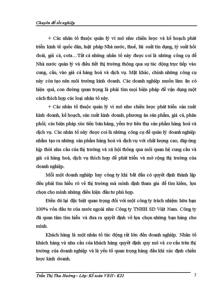 image for page Hoàn thiện kế toán bán hàng tại Công ty TNHH SD Việt Nam