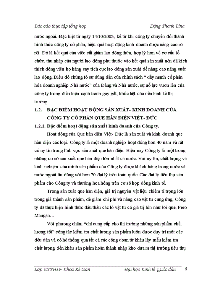 image for page Một số đánh giá về tình hình tổ chức hạch toán kế toán tại Công ty cổ phần Que hàn điện Việt- Đức