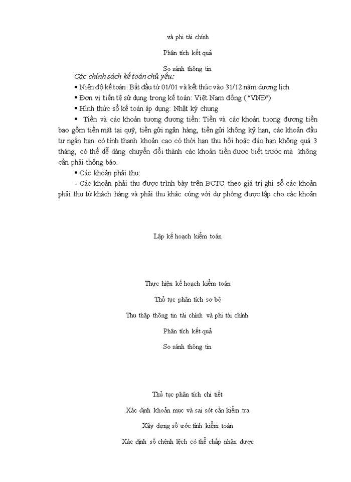 image for page Vận dụng thủ tục phân tích trong kiểm toán báo cáo tài chính do Công ty TNHH Kiểm toán Mỹ-chi nhánh Hà Nội thực hiện
