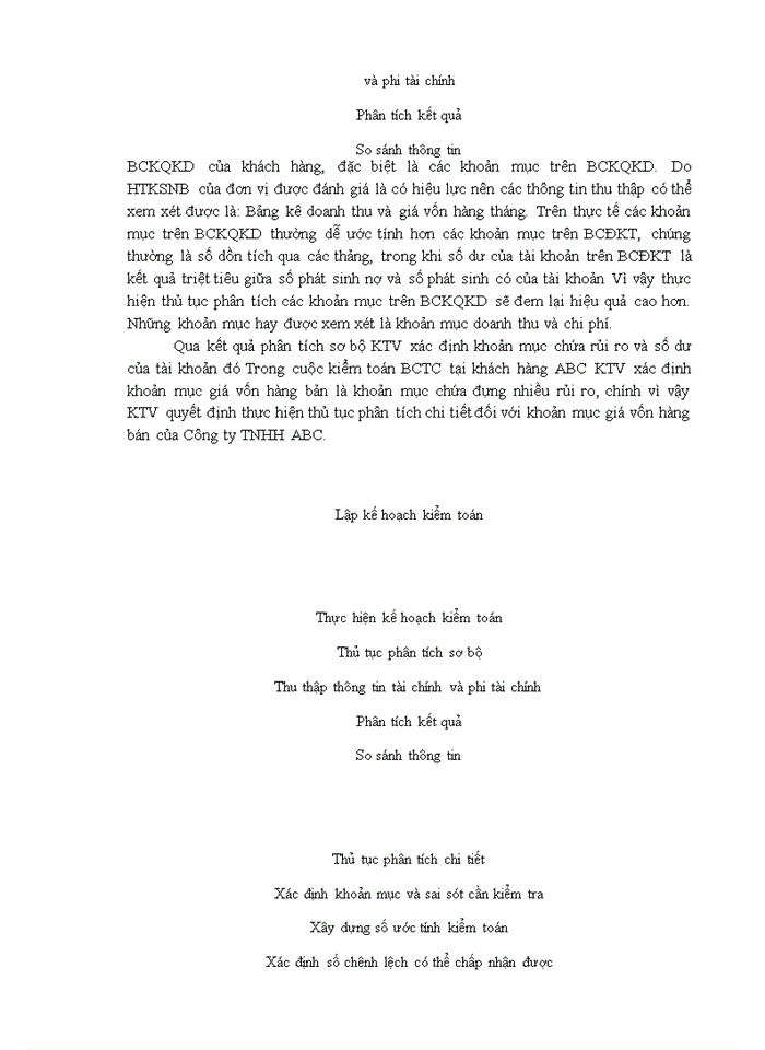 image for page Vận dụng thủ tục phân tích trong kiểm toán báo cáo tài chính do Công ty TNHH Kiểm toán Mỹ-chi nhánh Hà Nội thực hiện