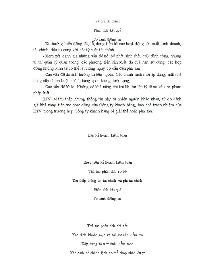 image for page Vận dụng thủ tục phân tích trong kiểm toán báo cáo tài chính do Công ty TNHH Kiểm toán Mỹ-chi nhánh Hà Nội thực hiện