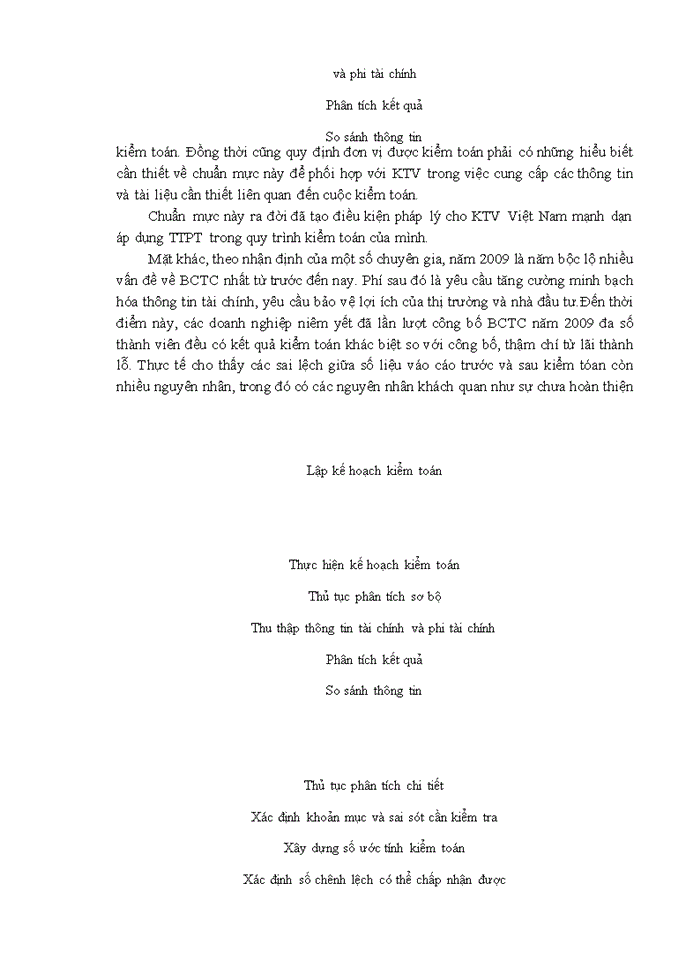 image for page Vận dụng thủ tục phân tích trong kiểm toán báo cáo tài chính do Công ty TNHH Kiểm toán Mỹ-chi nhánh Hà Nội thực hiện