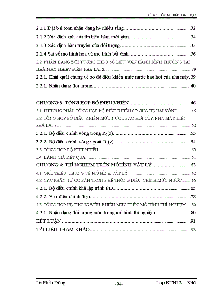 image for page Phương pháp tổng hợp bộ điều khiển nước bao hơi trong nhà máy nhiệt điện