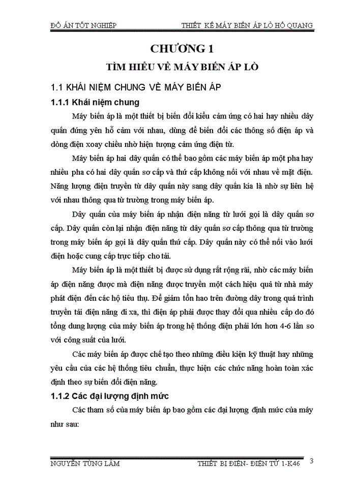 image for page Thiết kế máy biến áp lò hồ quang