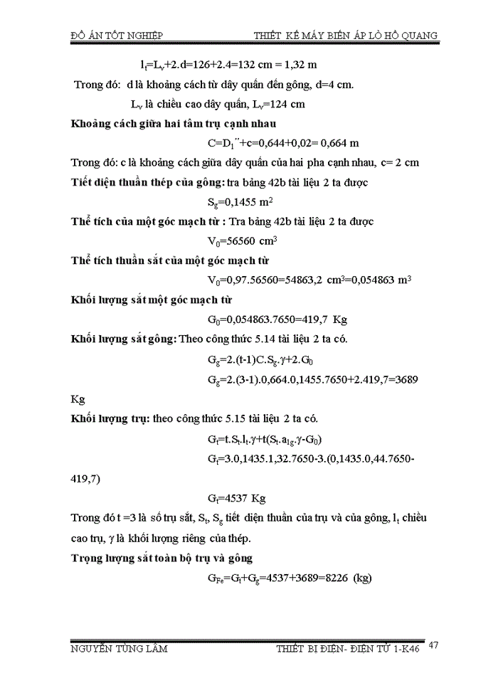 image for page Thiết kế máy biến áp lò hồ quang