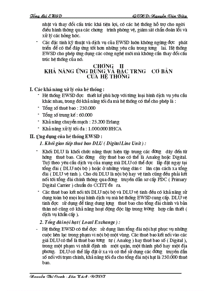 image for page Cấu trúc hệ thống và trường chuyển mạch của tổng đài EWSD