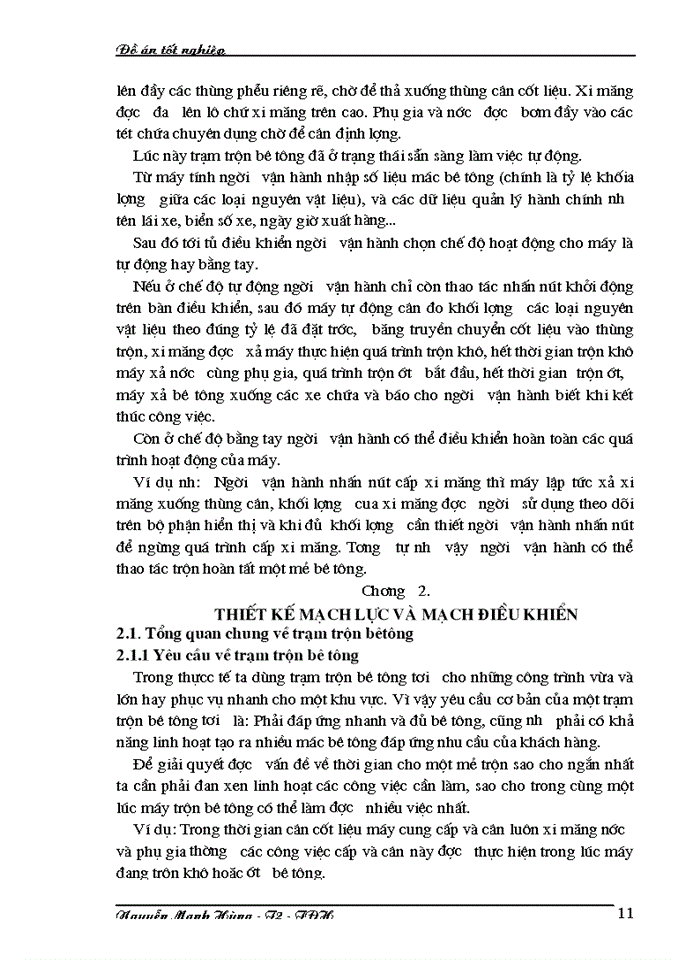 image for page Thiết kế trạm trộn bê tông 30m3/h dùng PLC S7-200