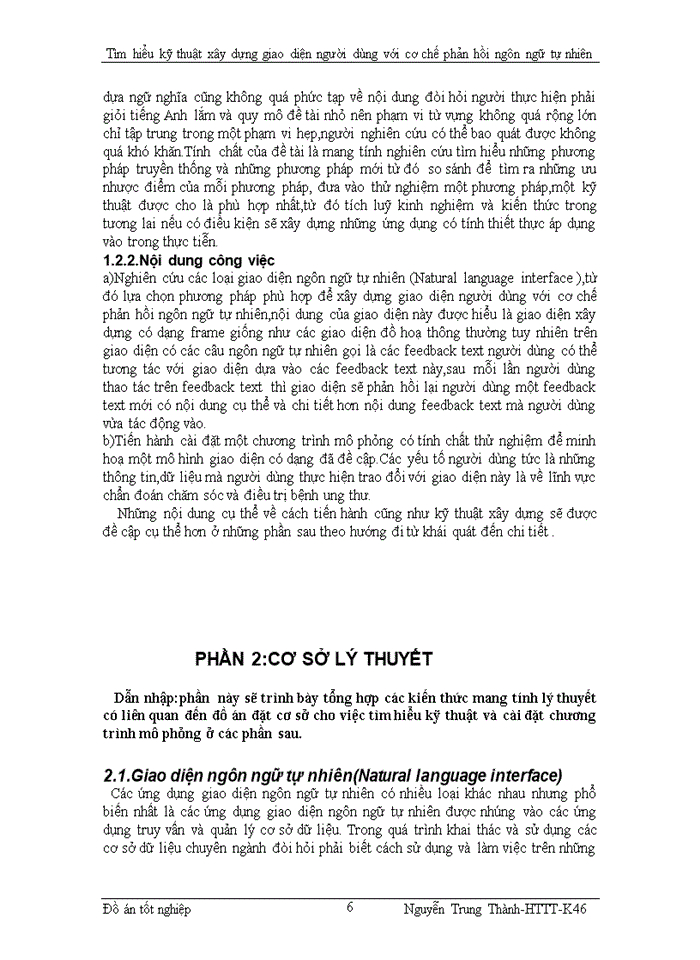 Tìm hiểu kỹ thuật xây dựng giao diện người dùng với cơ chế phản hồi ngôn ngữ tự nhiên