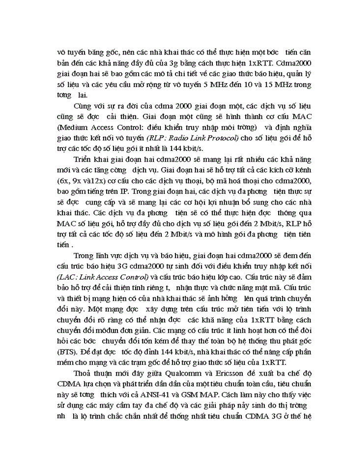 image for page ứng dụng công nghệ CDMA trong thông tin di động thế hệ 3