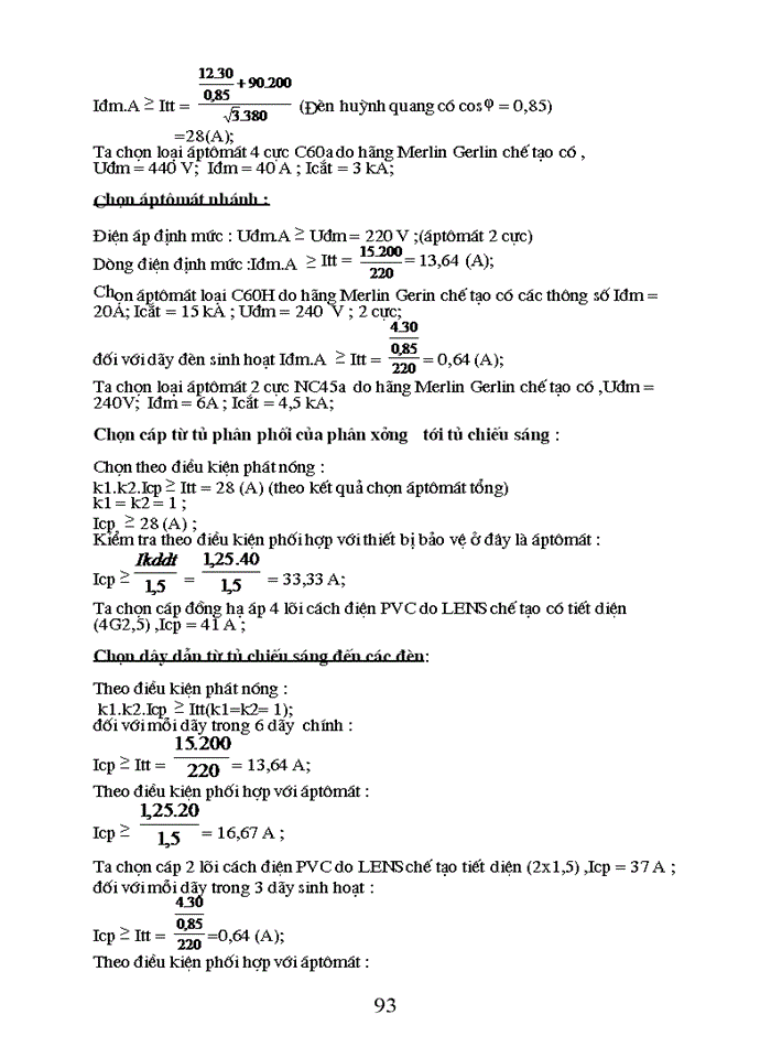 image for page Thiết kế hệ thống điện cho nhà máy cơ khí công nghiệp địa phương