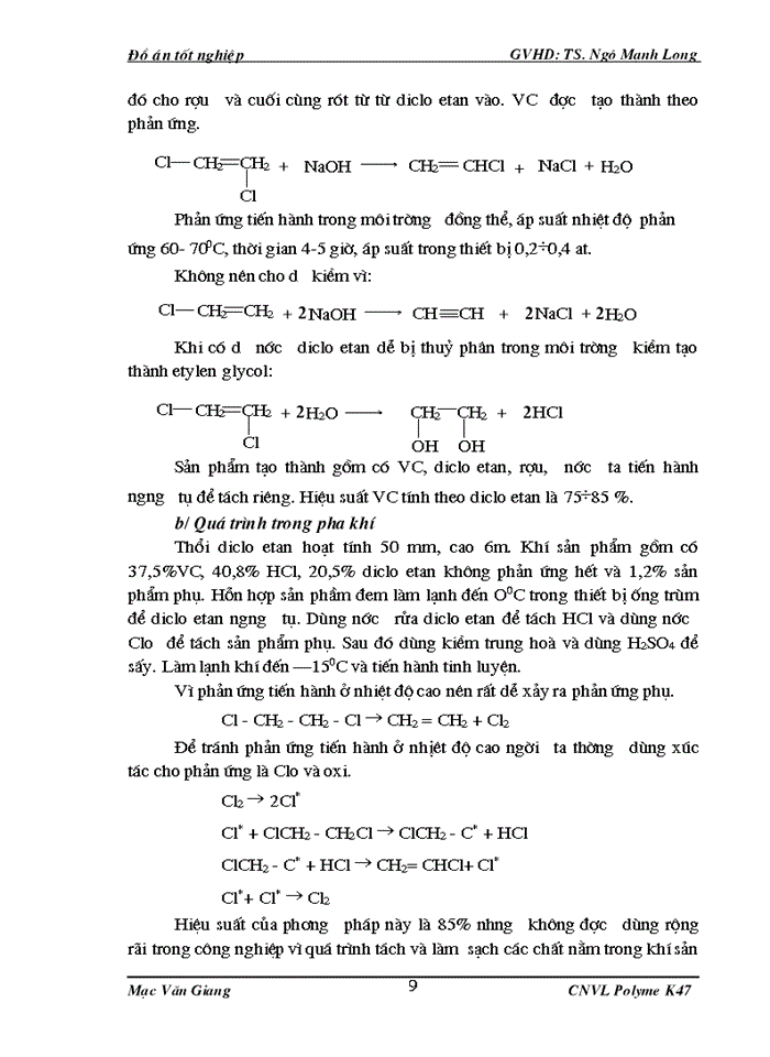 image for page Thiết kế phân xưởng sản xuất PVC công suất 1000 tấn/năm