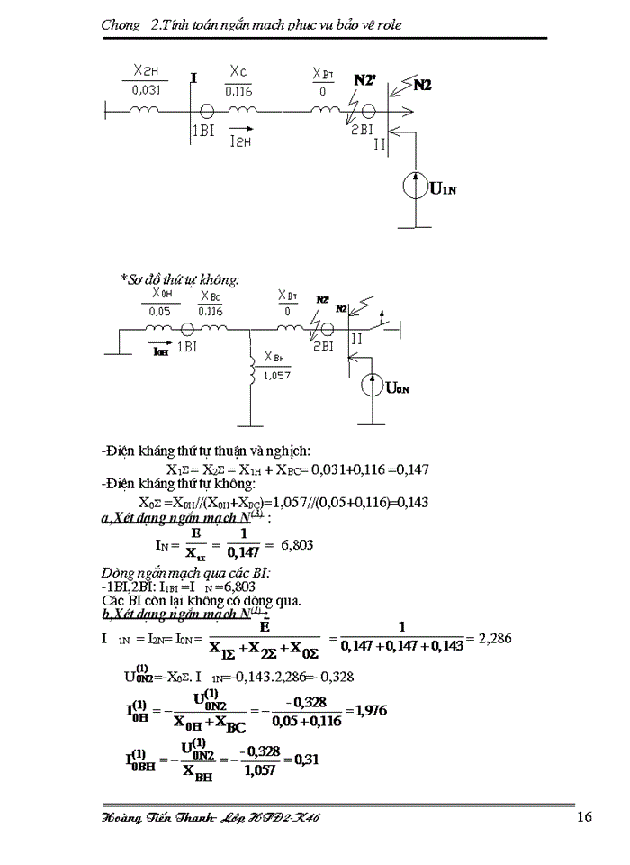 image for page Tính toán ngắn mạch phục vụ bảo vệ rơle