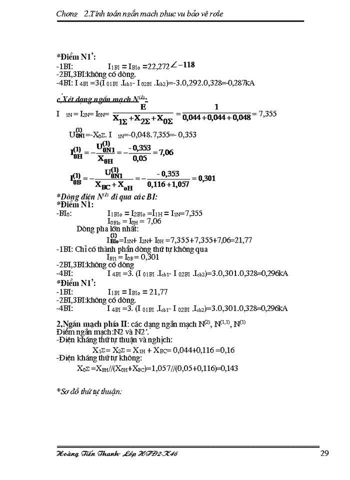 image for page Tính toán ngắn mạch phục vụ bảo vệ rơle