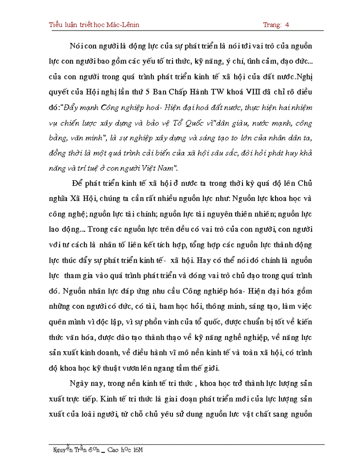 image for page Xây dựng và sử dụng nguồn nhân lực trong quá trình CNH - HDH Đất Nước