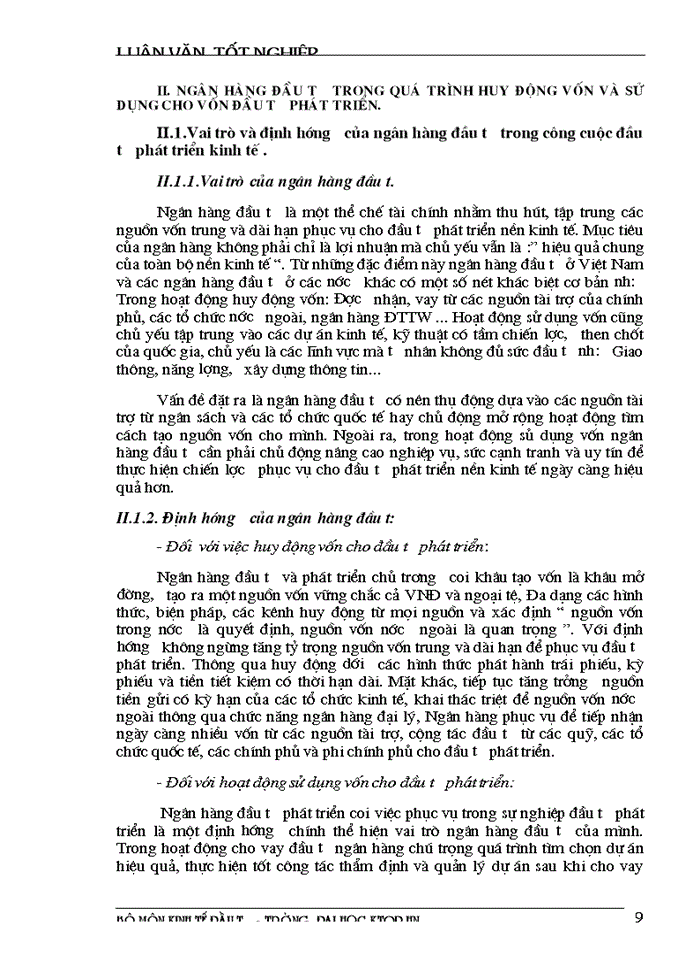 image for page Một số giải pháp nhằm tăng cường khả năng huy động vốn và sử dụng vốn cho đầu tư phát triển tại ngân hàng đầu tư phát triển Hà Tây