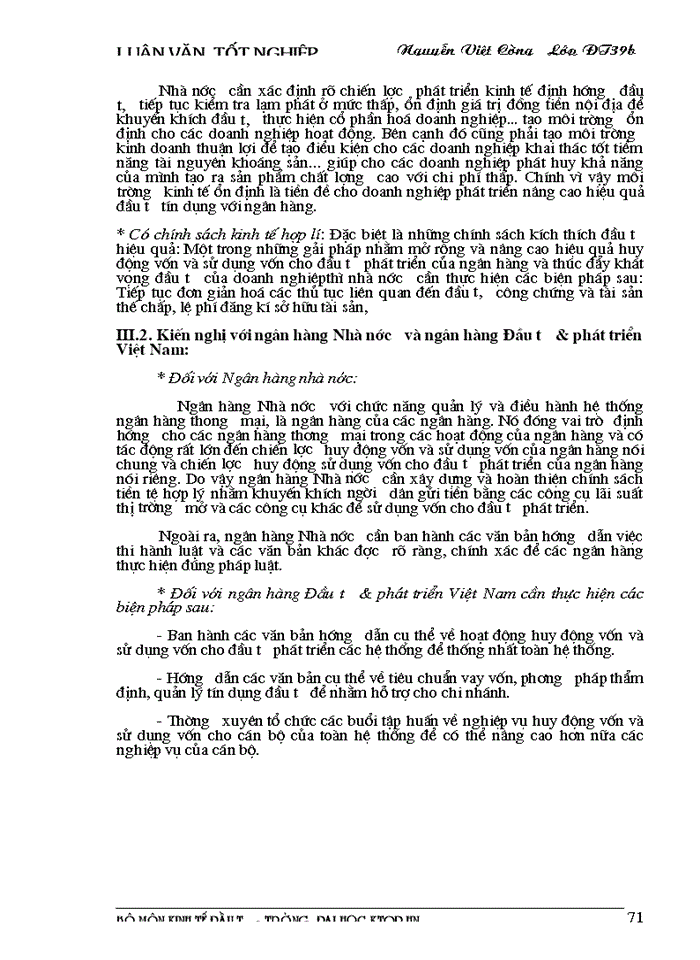 image for page Một số giải pháp nhằm tăng cường khả năng huy động vốn và sử dụng vốn cho đầu tư phát triển tại ngân hàng đầu tư phát triển Hà Tây