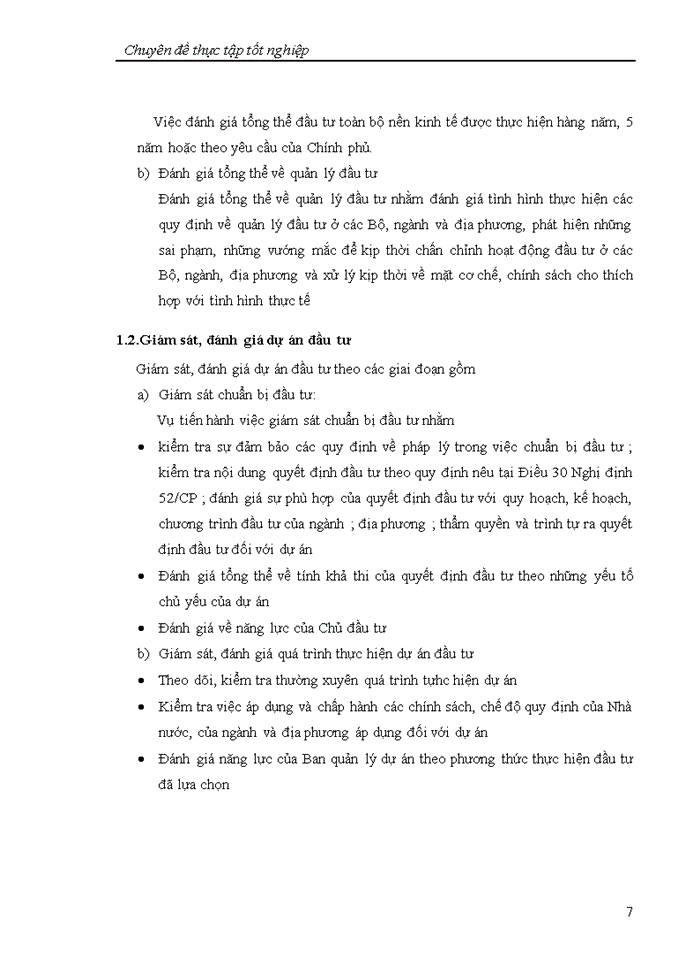 image for page Nâng cao chất lượng công tác giám sát, đánh giá dự án đầu tư tại Vụ Thẩm định và Giám sát đầu tư - Bộ Kế hoạch và Đầu tư