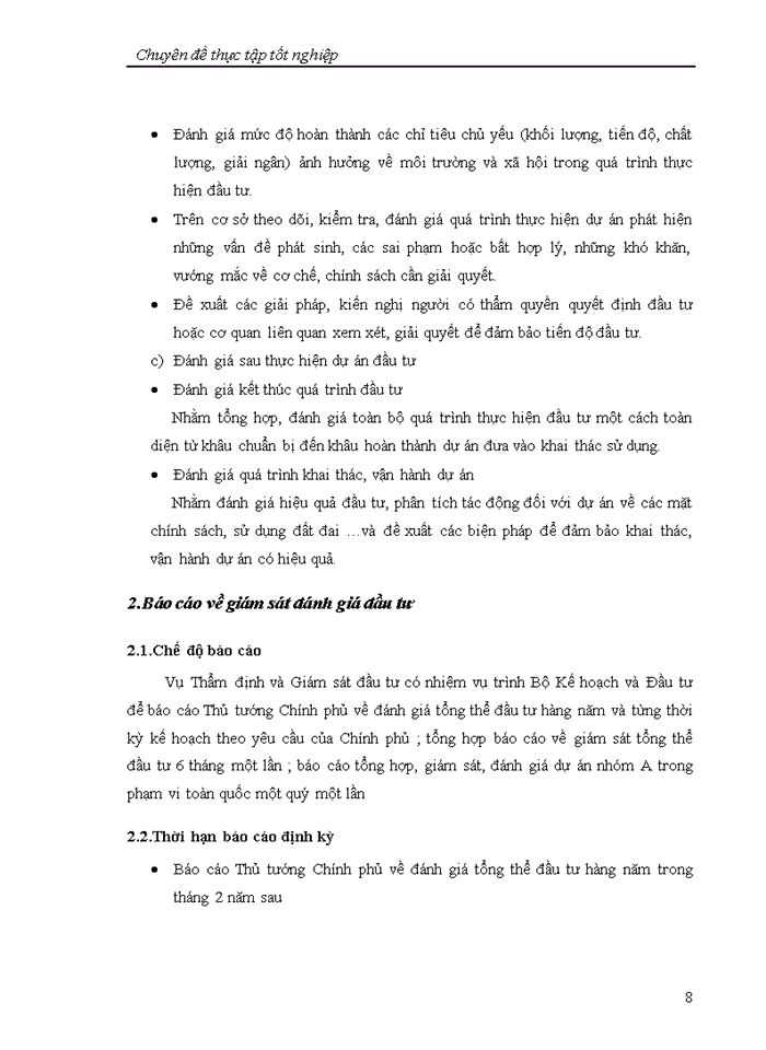 image for page Nâng cao chất lượng công tác giám sát, đánh giá dự án đầu tư tại Vụ Thẩm định và Giám sát đầu tư - Bộ Kế hoạch và Đầu tư