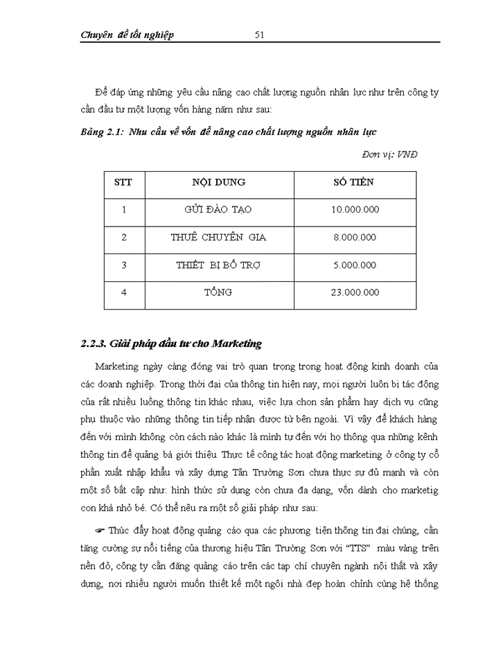 image for page Thực trạng khả năng cạnh tranh và tình hình đầu tư nâng cao năng lực cạnh tranh của công ty cổ phần xuất nhập khẩu và xây dựng Tân Trường Sơn
