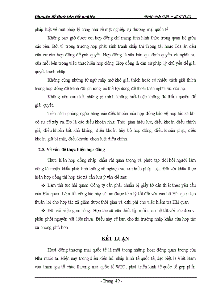 image for page Pháp luật về hợp đồng nhập khẩu và thực tiễn áp dụng tại hợp tác xã Công nghiệp Quyết Tiến