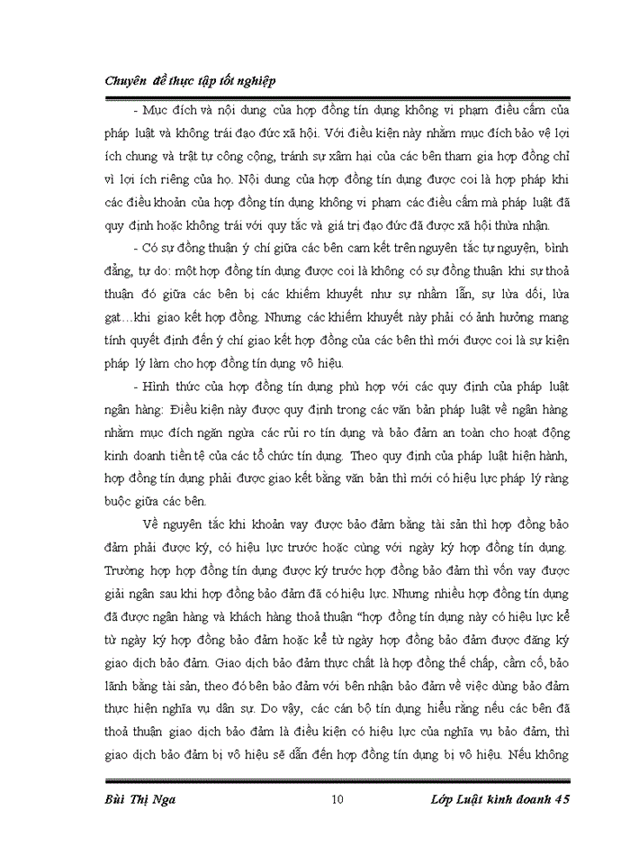 image for page Chế độ pháp lý và thực tiễn về việc ký kết, thực hiện hợp đồng tín dụng tại chi nhánh ngân hàng No& PTNT Láng Hạ