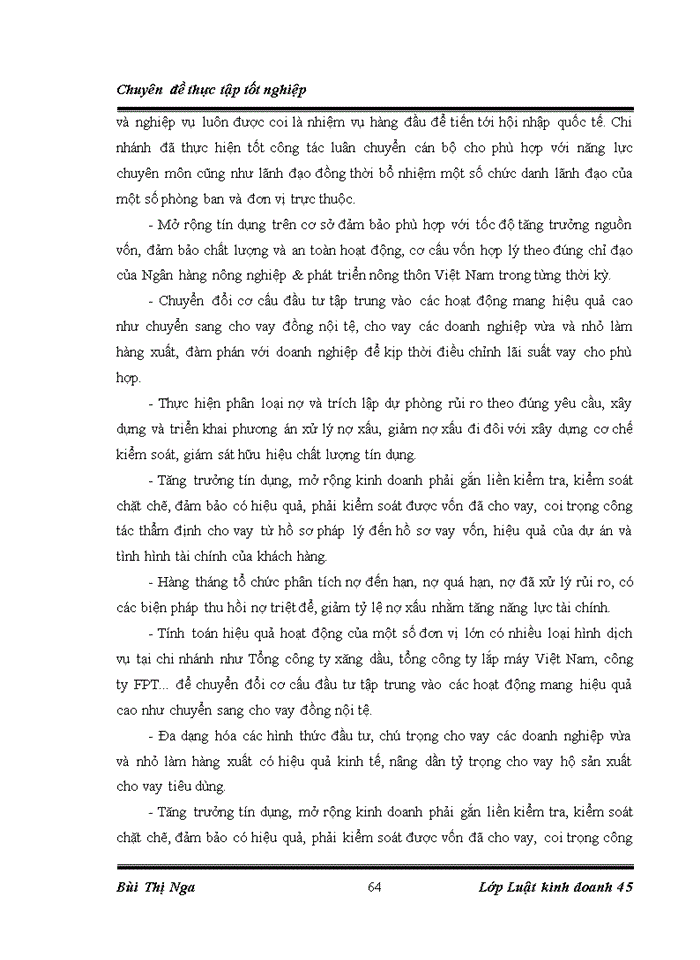 image for page Chế độ pháp lý và thực tiễn về việc ký kết, thực hiện hợp đồng tín dụng tại chi nhánh ngân hàng No& PTNT Láng Hạ