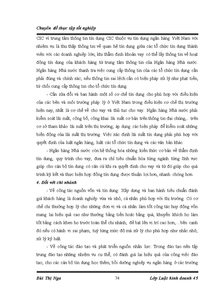 image for page Chế độ pháp lý và thực tiễn về việc ký kết, thực hiện hợp đồng tín dụng tại chi nhánh ngân hàng No& PTNT Láng Hạ