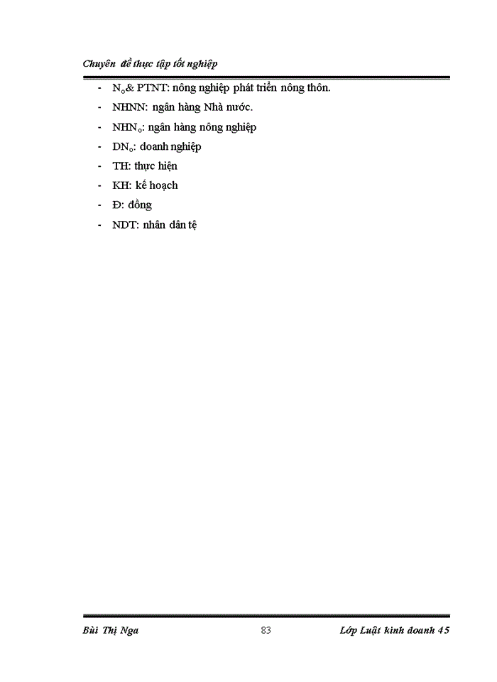 image for page Chế độ pháp lý và thực tiễn về việc ký kết, thực hiện hợp đồng tín dụng tại chi nhánh ngân hàng No& PTNT Láng Hạ