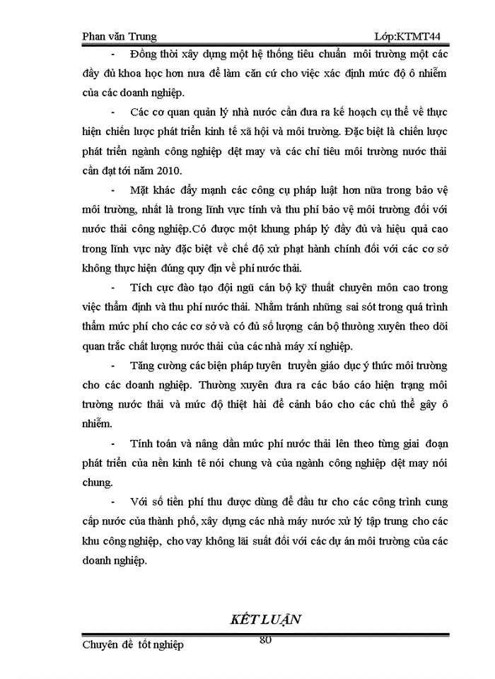 image for page Mô hình tính phí nước bảo vệ môi trường đối với nước thải công nghiệp cho một số cơ sở dệt may trên địa bàn thành phố Hà Nội