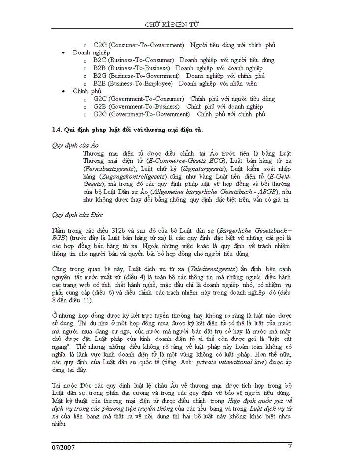 image for page Thương mại điện tử và chữ kí điện tử