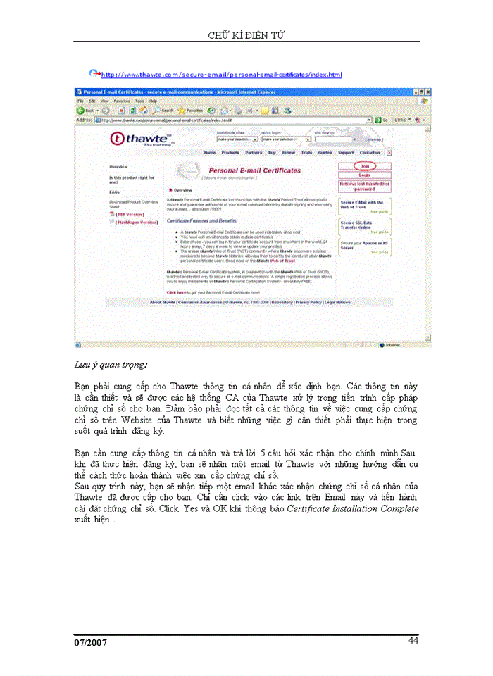 image for page Thương mại điện tử và chữ kí điện tử