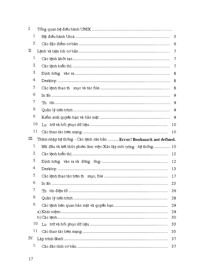 image for page Hệ Điều Hành UNIX