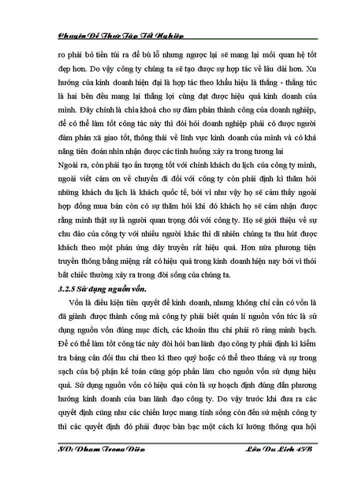 image for page Thực trạng hiệu quả hoạt động kinh doanh của trung tâm lữ hành thuộc công ty cổ phần du lịch và thương mại Dân Chủ.