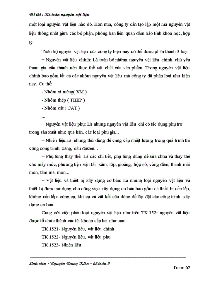 image for page Kế toán nguyên vật liệu tại Công ty cổ phần xây dựng giao thông 18